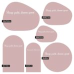 Magneetsticker - Effen kleuren - Roze - Afbeelding 3