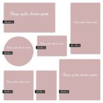 Magneetsticker - Effen kleuren - Roze - Afbeelding 4