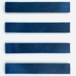 Leer magneet strips - Blauw- 4 stuks