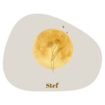 Magneetsticker - Geboortebloem - Geel