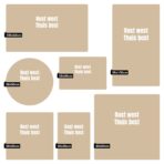 Magneetsticker - Effen kleuren - Beige - Afbeelding 4