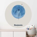 Magneetsticker - Geboortebloem - Blauw - Afbeelding 2