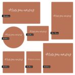 Magneetsticker - Effen kleuren - Bruin - Afbeelding 4