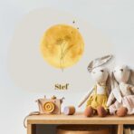 Magneetsticker - Geboortebloem - Geel - Afbeelding 2