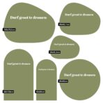 Magneetsticker - Effen kleuren - Groen - Afbeelding 3