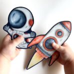 Thema magneten - Ruimte - 12 stuks - Afbeelding 3