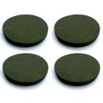 Leer magneet cirkels - Groen - 4 stuks - Afbeelding 2