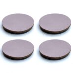 Leer magneet cirkels - Lavendel - 4 stuks - Afbeelding 2