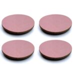 Leer magneet cirkels - Roze - 4 stuks - Afbeelding 2