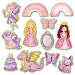 Thema magneten - Princes - 12 stuks