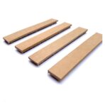 Leer magneet strips - Beige- 4 stuks - Afbeelding 2