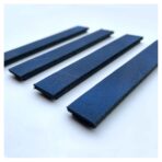 Leer magneet strips - Blauw- 4 stuks - Afbeelding 2
