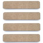 Hout magneet strips - 4 stuks