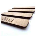 Hout magneet strips - Gepersonaliseerd -4 stuks - Afbeelding 2